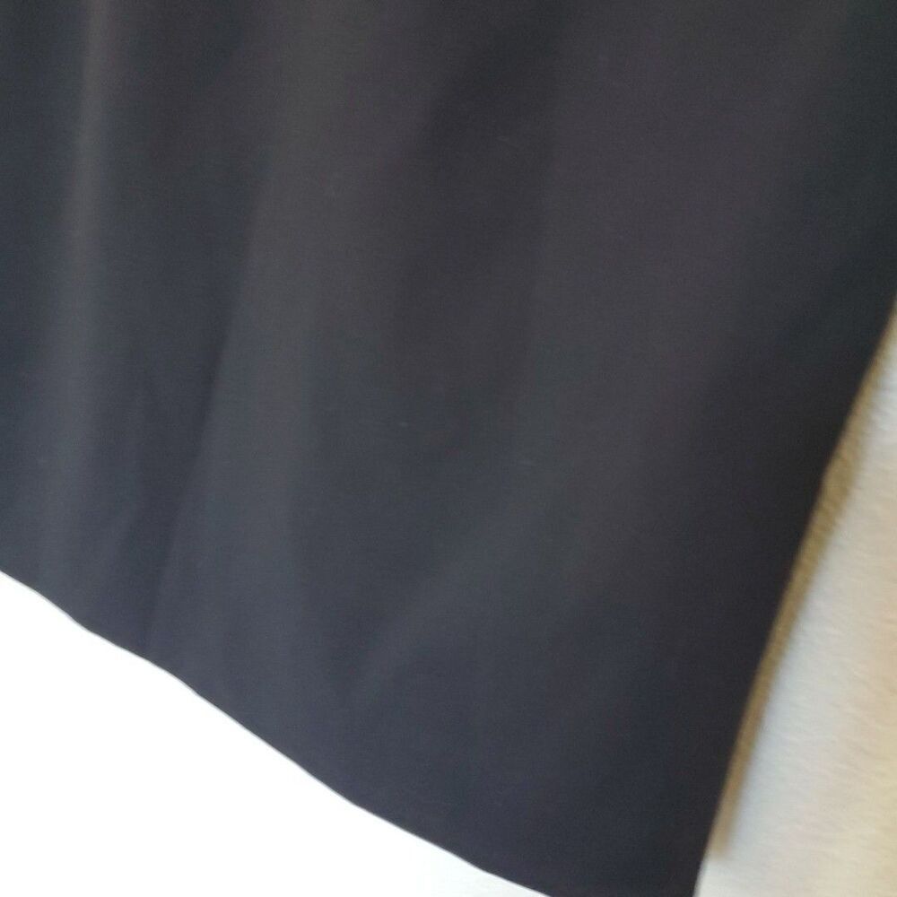 Banana‎ Republic Sz 6P Black Lined & Belted Sleeveless Sheath Dress with Pockets - Picture 9 of 16